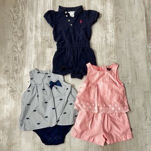 LOT 12 month baby girl clothes